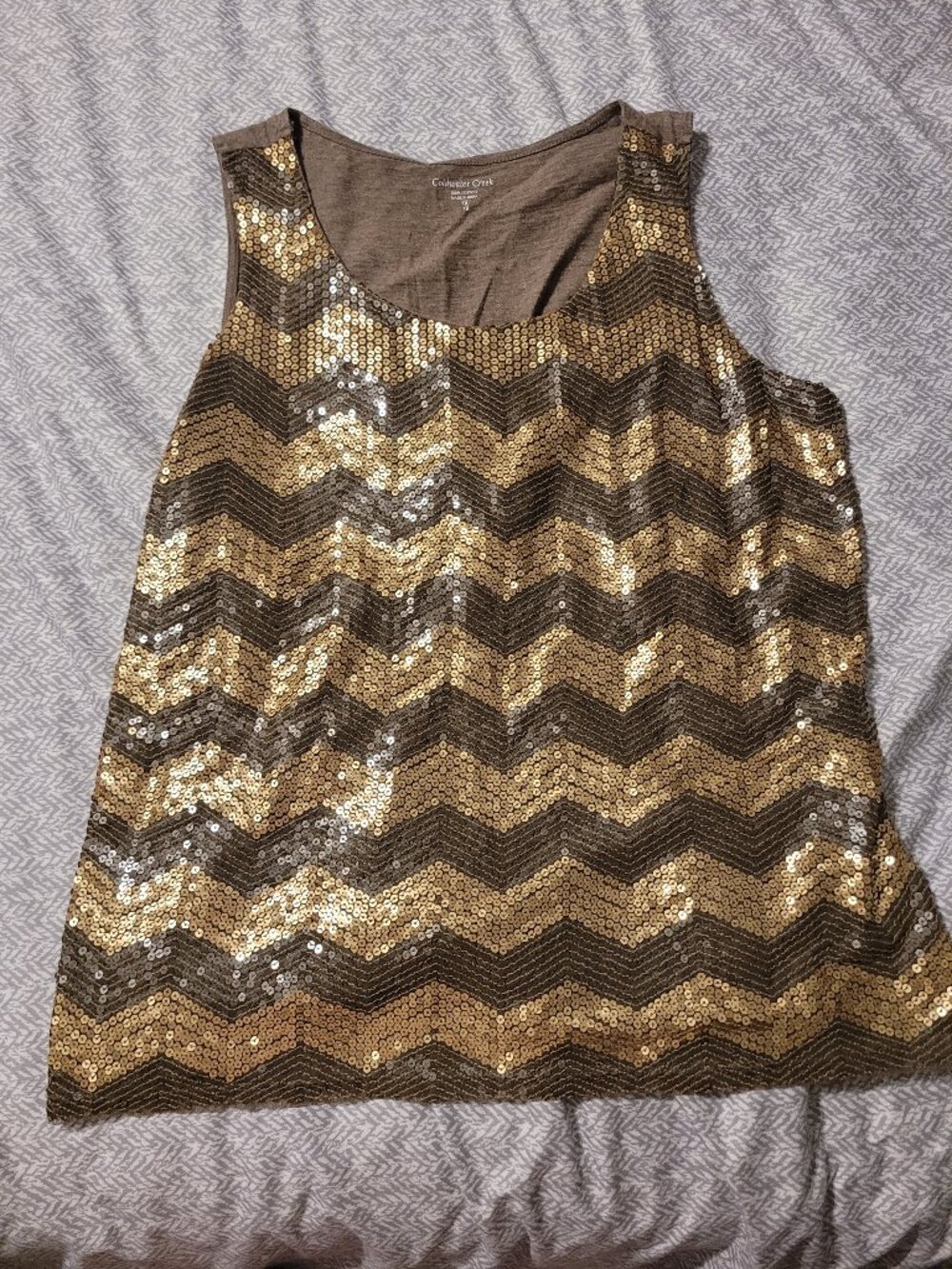 Sequin Tank Top
